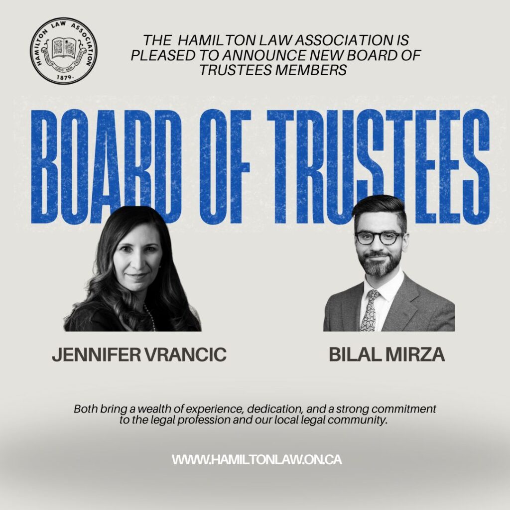 Photo of the new board of trustees members