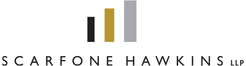 Scarfone Hawkins Logo Stacked